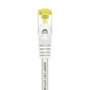 Aisens Cable de Red Latiguillo RJ45 Cat.7 600 MHz S/FTP PIMF AWG26 Blanco 0.5m